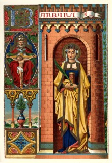 St Barbara, 1886. Artist: Unknown