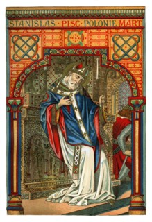 St Stanislas, 11th century Polish bishop and martyr, 1886. Artist: Unknown