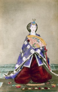 Haruho, Empress of Japan, 1873 (1882). Artist: Uchida Kyuichi