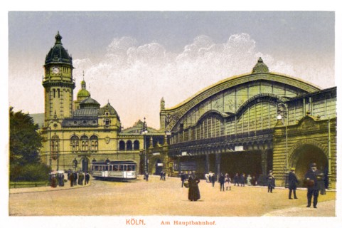 Koln, Am Hauptbahnhof, (Central Station), 20th Century. Artist: Unknown