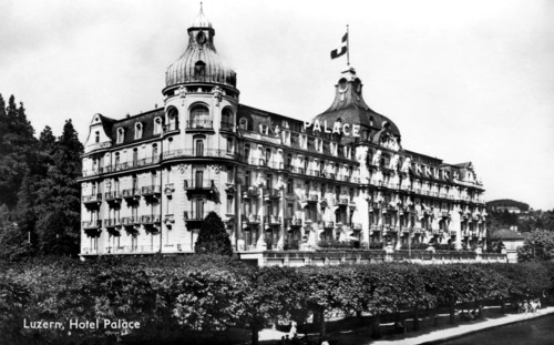The Palace Hotel, Lucerne, Switzerland, early 20th century. Artist: Unknown