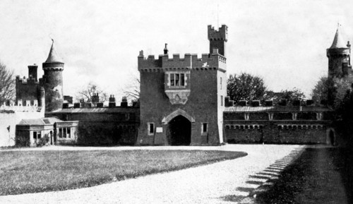 Killyleagh Castle courtyard, Killyleagh, County Down, Northern Island, early 20th century. Artist: Unknown