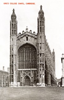 King's College Chapel, Cambridge, 1908. Artist: Unknown