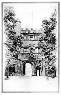 Trinity College, Cambridge, early 20th century. Artist: Unknown