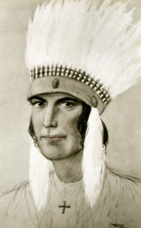 Portrait of an American Indian, 20th century. Artist: Unknown