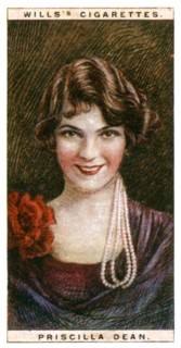 Priscilla Dean (1896-1987), American atress, 1928.Artist: WD & HO Wills
