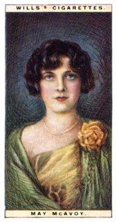 May McAvoy (1899-1984), American actress, 1928.Artist: WD & HO Wills