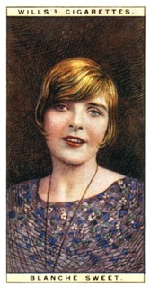Blanche Sweet (1896-1986), American actress, 1928.Artist: WD & HO Wills