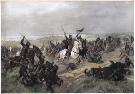 Battle of Hastings, 14th October 1066. Artist: Unknown