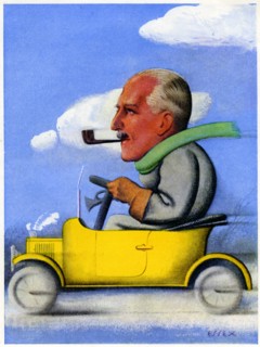 'The Brain of the AA', Sir Stenson Cooke, 1935. Artist: Essex