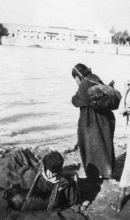 Bhistis or Water Carriers, Basra, Iraq, 1917-1919. Artist: Unknown