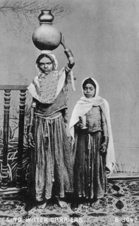 Sindh water carriers, India, 1917. Artist: Unknown
