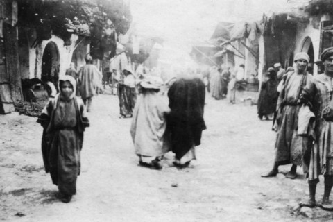 Market, Mosul, Mesopotamia, 1918. Artist: Unknown