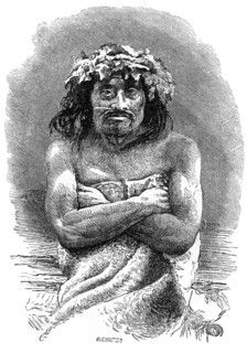 Indigenous person of Vancouver Island, British Columbia, 19th century.Artist: Whymper