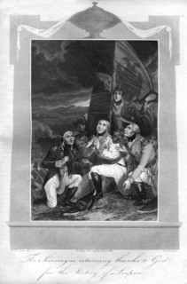 'The sovereigns returning thanks to God for the victory of Leipzig', 1816.Artist: T Wallis