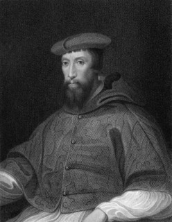 Cardinal Reginald Pole (1500-1558), Archbishop of Canterbury, 1824.Artist: W Holl