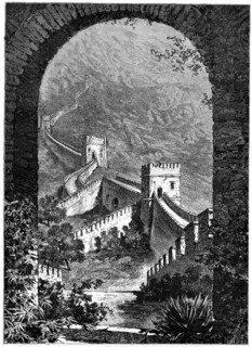 Great Wall of China, 19th century. Artist: Dosso