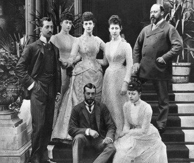 King Edward VII's family, Marlborough House, London, c1890 (1935). Artist: Unknown