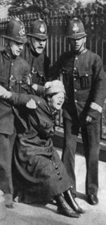 A suffragette being arrested, c1910s (1935). Artist: Unknown