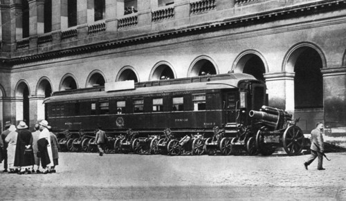 Railway carriage in which the Armistice ending World War I was signed, c1918 (1935). Artist: Unknown