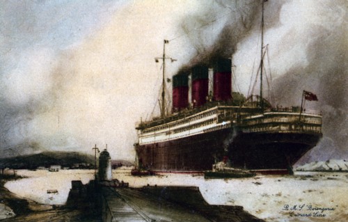 The ocean liner RMS 'Berengaria', 20th century. Artist: Unknown