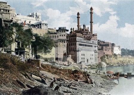 The Aurangzeb Mosque, Varanasi, India, c1890. Artist: Unknown