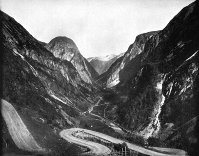Naerodal Pass, Norway, 1893.Artist: John L Stoddard
