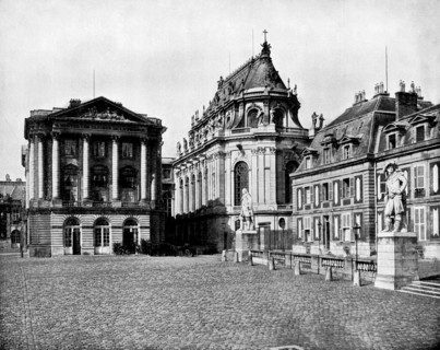 Palace of Versailles, France, 1893.Artist: John L Stoddard