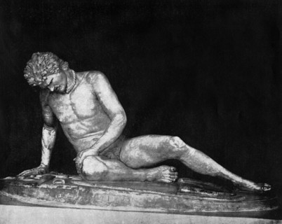 The Dying Gaul', Capitol, Rome, 1893.Artist: John L Stoddard