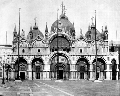 St Mark's, Venice, Italy, 1893.Artist: John L Stoddard