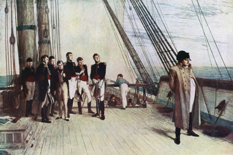 'Napoleon on Board the Bellerophon', 1815, (1880). Creator: William Quiller Orchardson.