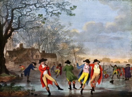 'Winter Amusement: A View in Hyde Park from the Moated House', late 18th century, (c1920). Artist: Tookey