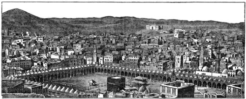 The Kaaba, Masjid al-Haram mosque, Mecca, 1877. Artist: Unknown