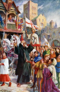'The Childrens' Crusade of 1212', (c1920). Creator: Edward Frederick Skinner.