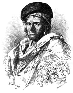 Spanish gypsy, mid-late 19th century. Artist: Bertrand