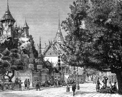 Bangkok, Siam, 19th century. Artist: Barclay