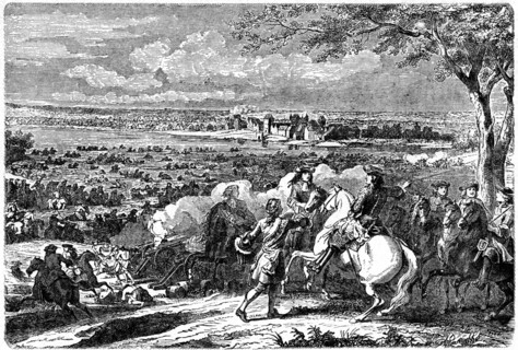 Battle at the Rhin, 1898. Artist: Unknown