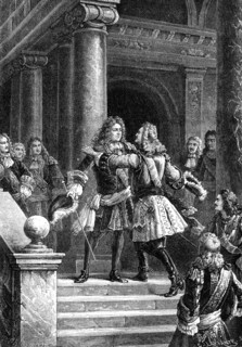 Meeting of Marshal Villars and Prince Eugène of Savoy in Rastadt, 1898. Artist: Marshal Villars