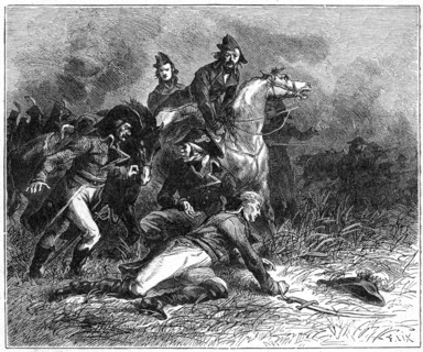 Death of Louis Charles Antoine Desaix, French General and military leader, 1898. Artist: Barbant
