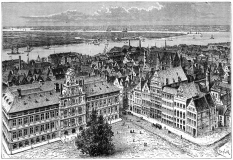 Antwerp, Belgium, 1898. Artist: Laplante