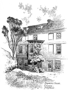 Hogarth's House, Chiswick, 1912. Artist: Frederick Adcock