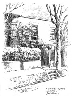 John Constable's house, Hampstead, London, 1912. Artist: Frederick Adcock