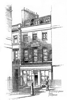 Thomas de Quincey's house, Soho, London, 1912. Artist: Frederick Adcock