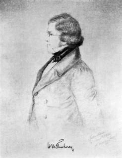 William Makepeace Thackeray, Anglo-Indian novelist, (1912).  Creator: Unknown.