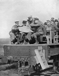 An Active Service Conference on the Western Front, First World War, 1917, (c1920). Artist: Unknown