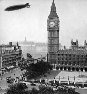 The R101 passing over the House of Commons, 14th October 1929 (1936). Artist: Unknown