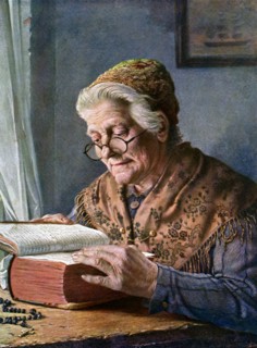 'The Family Bible', 1902-1903. Artist: Frederick Jasper