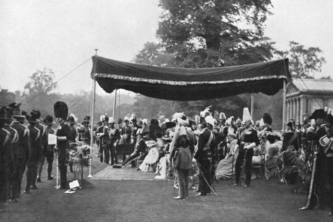 The coronation review, 1902-1903. Artist: Unknown