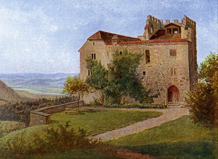 Habsburg Castle, near Aargau, Switzerland, 1902-1903. Creator: J Lange.