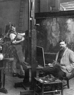 Sir Frank Brangwyn (1867-1956), Welsh artist, 1911-1912.Artist: Reinhold Thiele